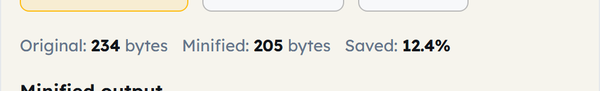 bytes saved stats