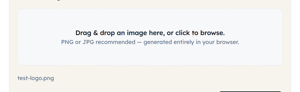 chosen file name