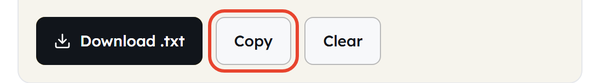 copy button