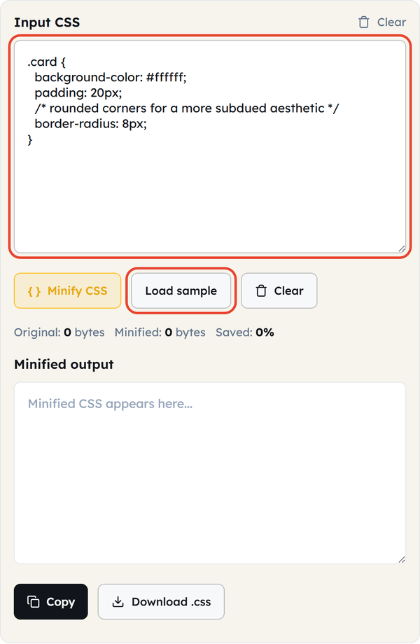 css input box
