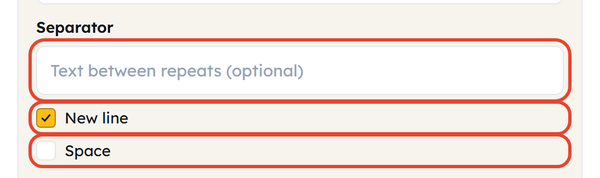 separator controls