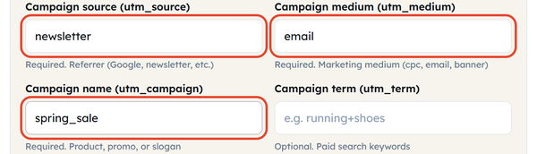 source medium campaign