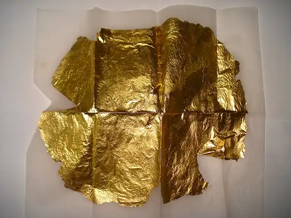  metallic gold foil