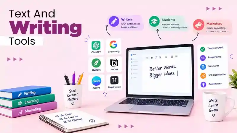Top 16 Text And Writing Tools For Writers, Students, And Marketers